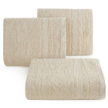 Мягкое банное полотенце, стиль БОХО, бежевое, 70Х140, вес 450 г.