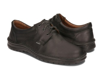 МУЖСКАЯ ОБУВЬ ИЗ ПОЛЬСКОЙ КОЖИ 201/ЧЕРНАЯ 45