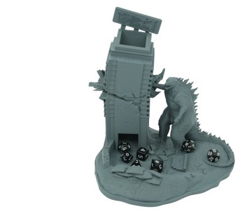 Башня для игральных костей Злой Годзилла - Башня для игральных костей Темно-серый