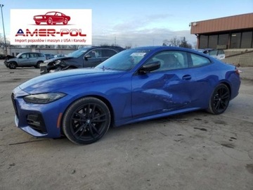 BMW Seria 4 G22-23-26 2022 BMW Seria 4 430XI, 2022, Coupe, 4x4, od ubezpieczalni 2.0 Benzyna 255KM