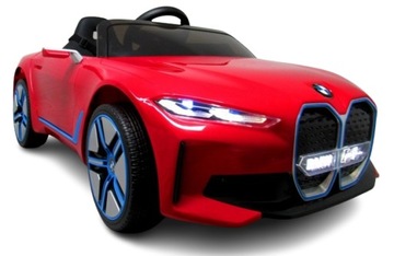 BMW i4 Red EVA аккумуляторная машина Кожаный пульт дистанционного управления