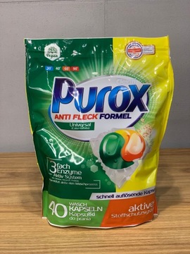 Purox Капсулы для стирки цветных тканей, 40 шт.