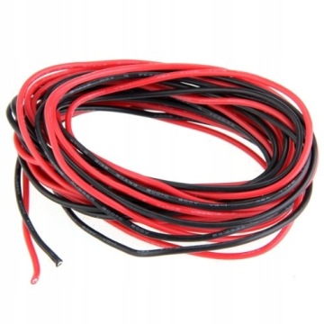 СИЛИКОНОВЫЙ КАБЕЛЬ 0,50мм 20AWG черный 1м ASG RC