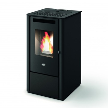PIEC NA PELLET EVA CALOR Thelma 9 kW | z nadmuchem | czarny