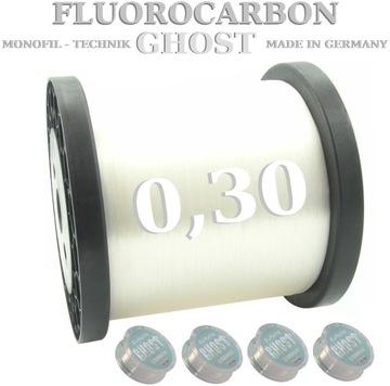 FLUOROCARBON GHOST Z MONOFIL-TECHNIK GERMANY NA METRY 0,30 mm 8,20 kg - 25m