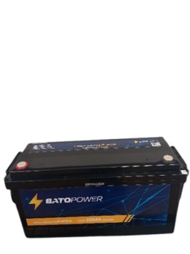 Akumulátor LiFePO4 Bms 12V 200Ah Pro Lodní Kamper Ups