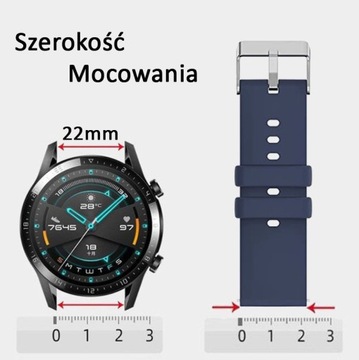 OPASKA PASEK 22mm UNIWERSALNY do ZEGARKA SMARTWATCH SAMSUNG HUAWEI XIAOMI