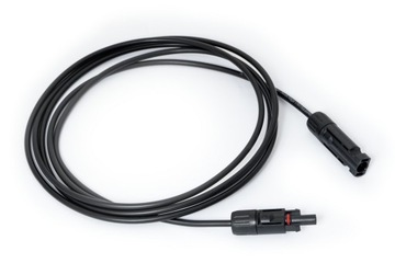 PRZEDŁUŻACZ KABEL SOLARNY 4m 4mm² Typu MC4 czarn