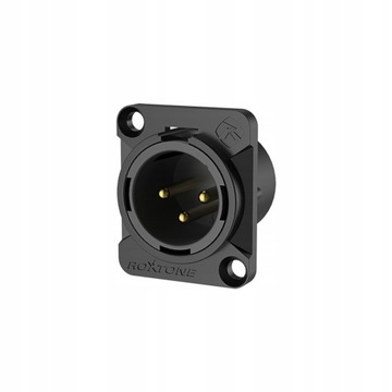 ROXTONE RX3MD-BG GNIAZDO TABLICOWE MĘSKIE XLR