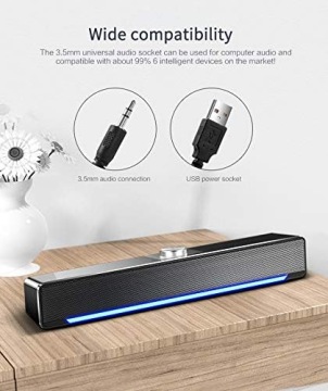 Саундбар USB LED ПК XBOX ТВ динамик