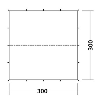 TARP TURYSTYCZNY EASY CAMP VOID TARP - 3 x 3m
