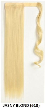 ПРИКРЕПЛЕННЫЙ коричневый хвост PONY 60см типа НАТУРАЛЬНЫЙ