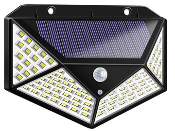 LAMPA SOLARNA 100 LED Z CZUJNIKIEM ZMIERZCHU RUCHU