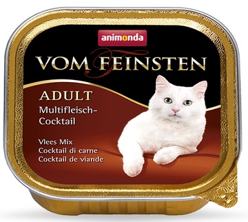 ANIMONDA Vom Feinsten Cat Mix różnych mięs 100g
