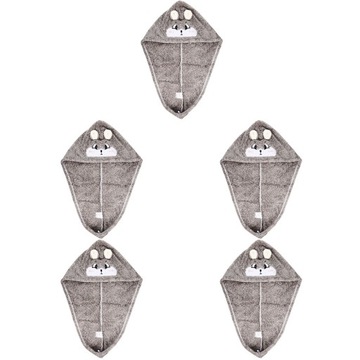 Комплект повязок на голову с шапочкой для душа, быстросохнущий тюрбан для волос.