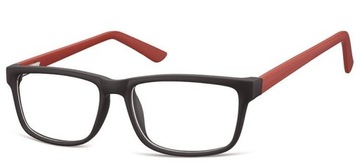 ZERÓWKI okulary OPRAWKI Damskie Męskie BORDOWE marki SUNOPTIC + GRATISY