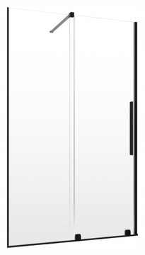 Drzwi prysznicowe FURO DWJ 160x200 RADAWAY LEWE Black