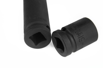 НАБОР УДАРНЫХ ГОЛОВОК 1/2 10-19, ДЛИННЫХ, КОРОТКИХ, УДАРНЫХ ГОЛОВОК