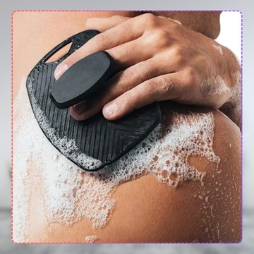 Silikonowa myjka do mycia twarzy ciała do masażu pielęgnacji z uchwytem