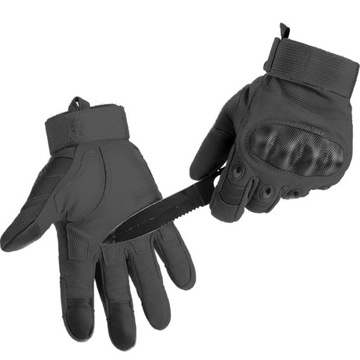 Rękawiczki Taktyczne Bojowe Survival Dotykowe Ochronne L
