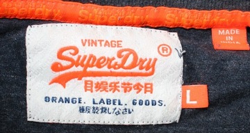 Superdry long sleeve koszulka z długim rękawem r.L