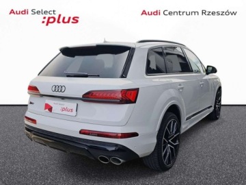 Audi Q7 II SQ7 Facelifting 4.0 TFSI 507KM 2023 Audi SQ7 7-osobowa, skretna tylna os, noktowizja, BO, head up, hak, kamery, zdjęcie 4