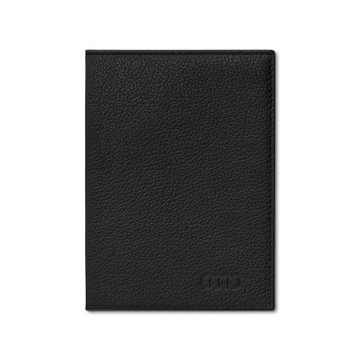 Audi portfel skóra naturalna czarny AUDI - mężczyzna 3152101100