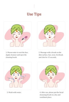 Инструмент для чистки лица C4 USB-зарядное устройство