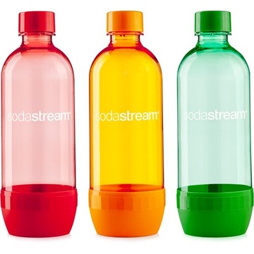 3x BUTELKA SODASTREAM COLOR CLASSIC (red, orange, green)