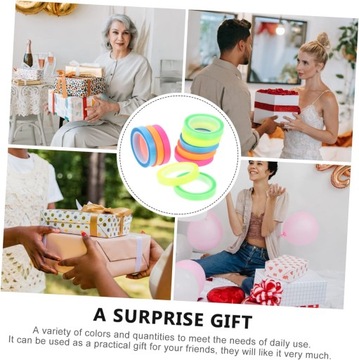 10 Rolek Wodoodporna Naklejka Indeksu Taśma Klejąca Znaczniki Stron Fluores