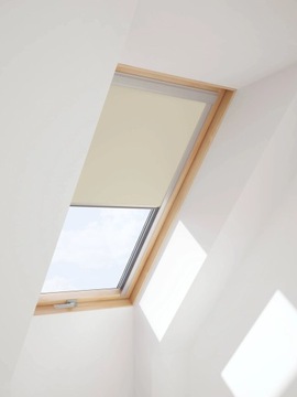 Roleta Zaciemniająca RoofLITE+ DUA 78x118 Beżowy