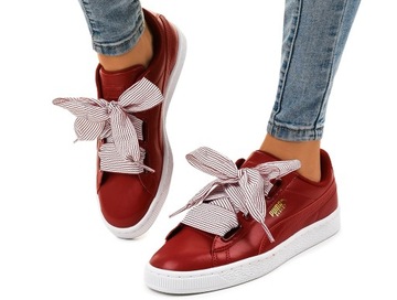 КРОССОВКИ ЖЕНСКИЕ PUMA BASKET HEART 365198-02 размер 37.5