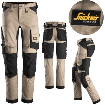 Snickers 6341 spodnie robocze 50 khaki