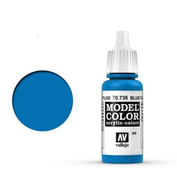 Vallejo Model Color 209 - Fluorescent Blue 70736
