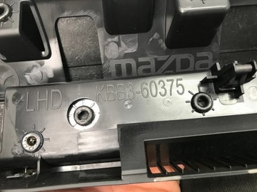MAZDA CX-60 CX60 DEKORACE REJSTŘÍK ZDOBENÁ DESKY ROZDĚLOVACÍ KBB3-60375 KŮŽE
