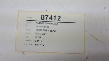 KLIKA MÍNUS MERCEDES TŘÍDA B W245 1695406409