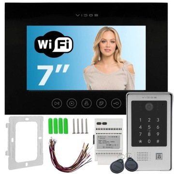 WIDEODOMOFON VIDOS M11B-X + S20DA WiFi ANDROID IOS