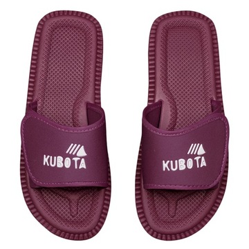 KLAPKI KUBOTA RZEP 36 BURGUNDOWE KLAPKI PIANKOWE DO DOMU 36