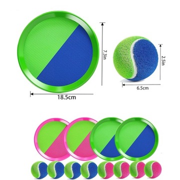 PIŁKA DO WIOSŁA NA ŚWIEŻYM POWIETRZU GRA SPORTOWA W RZUCANIU 4 PCS