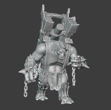 Орк Катапульта Тролль - Миниатюры Medbury