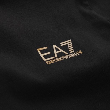 T-shirt Koszulka Emporio Armani Męski okrągły dekolt Czarna r.XXL