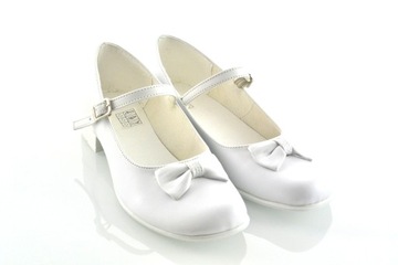 POLSKIE BIAŁE BALERINKI BUCIKI KOMUNIJNE r32