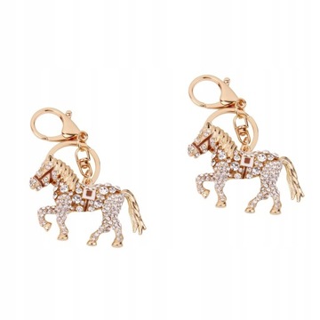 2 sztuk Brelok Rhinestone Breloczek Dla Dziewczyna
