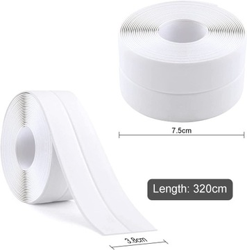 САМОКЛЕЯЩАЯСЯ ВОДОНЕПРОНИЦАЕМАЯ НАСТЕННАЯ ЛЕНТА ДЛЯ ВАННОЙ КУХНИ, ОКНА, СТЕНЫ