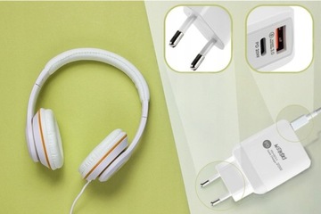 БЫСТРАЯ ЗАРЯДКА CUB 20 Вт, 2 ПОРТА, QUICKCHARGE 3.0