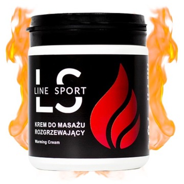 KREM ROZGRZEWAJĄCY DO MASAŻU LINE SPORT 250 ML