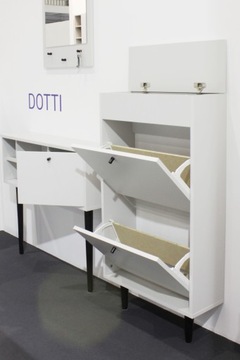 DOTTI 521 белый обувной шкаф с отделением UFC