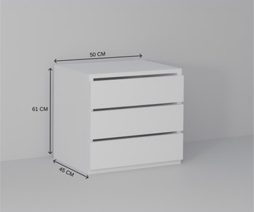 МИЛАН ШКАФ - 3D 210 CM - БЕЛЫЙ (2x lacobel) - шкаф с зеркалом