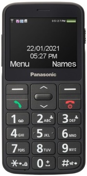 Panasonic KX-TU160 Telefon Dla Seniora SOS czarny