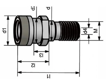 НАСАДКА ДЛЯ ВЫТЯЖЕНИЯ ГРИБКА NT40 SK40 DIN2080